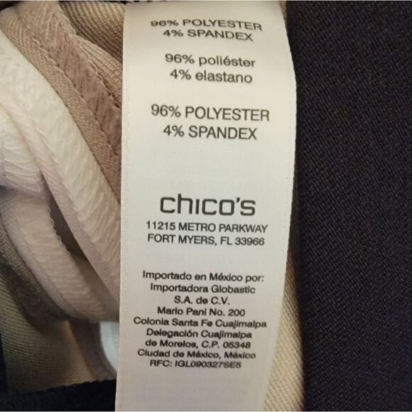 Chico’s Easywear Colorblock Cardigan Size Medium - Picture 7 of 8